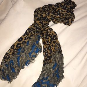Talbots Leopard Print Scarf